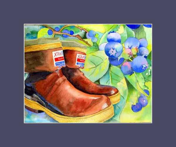 Blueberry Boots  Print