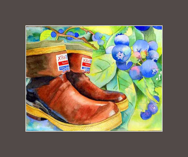 Blueberry Boots  Print