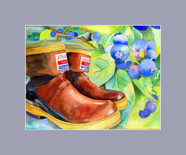 Blueberry Boots  Print