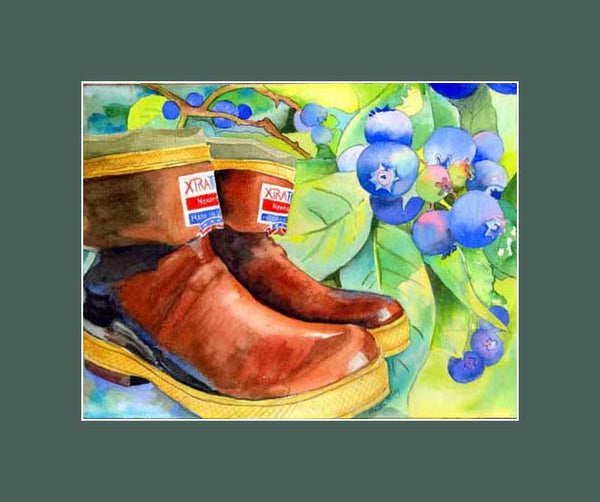 Blueberry Boots  Print