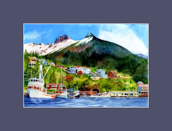 City Float KetchikanHarbor print