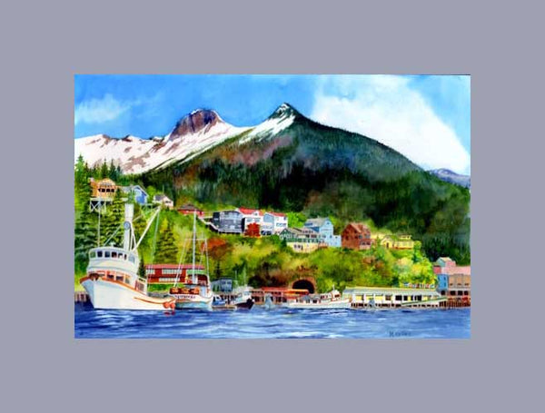 City Float KetchikanHarbor print