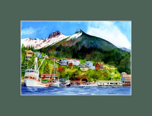 City Float KetchikanHarbor print