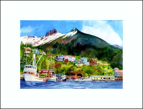 City Float KetchikanHarbor print