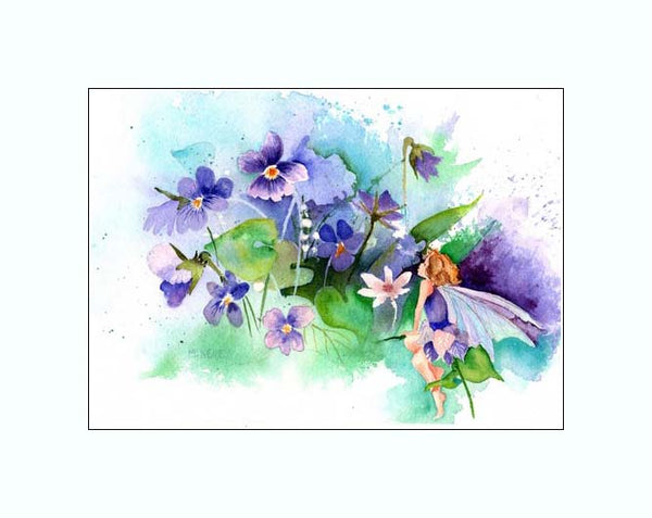 Sweet Violets Print