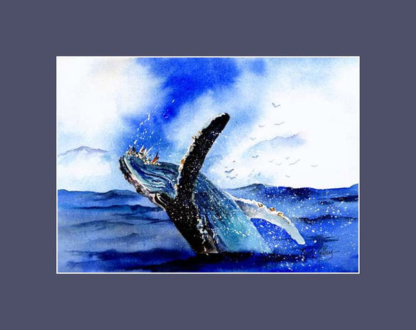 Joyful Humpback Print