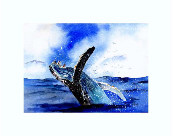 Joyful Humpback Print