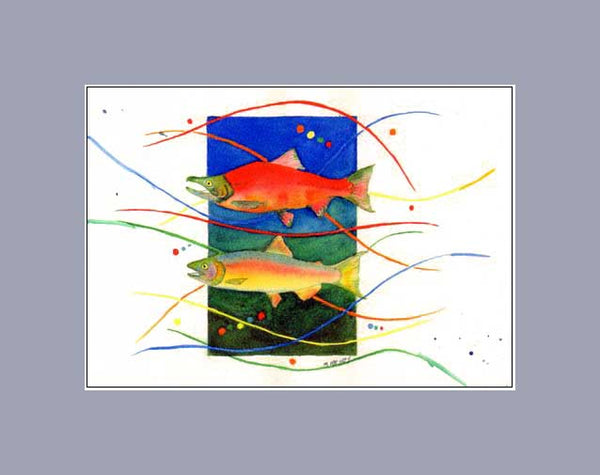 Confetti Salmon Print