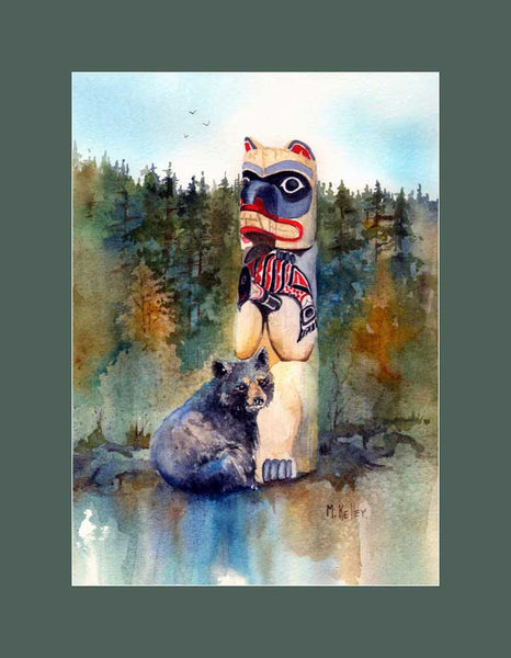 Bear Totem  Print