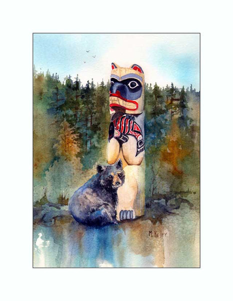 Bear Totem  Print