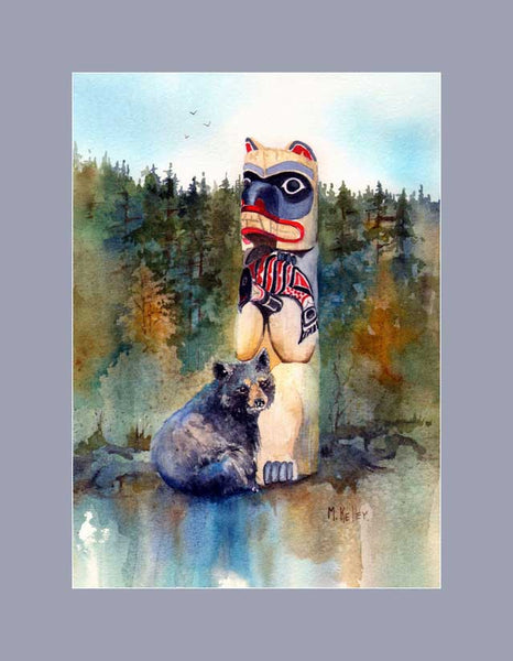 Bear Totem  Print