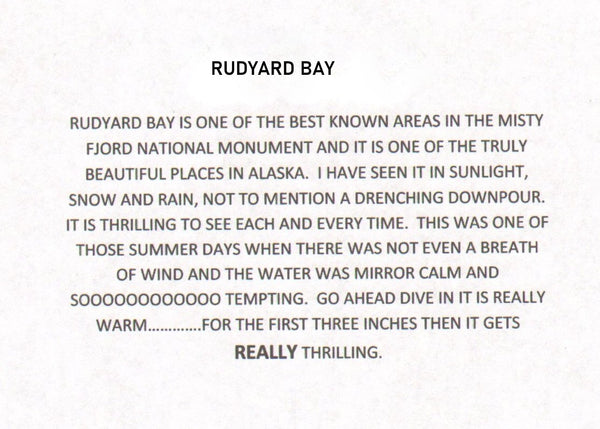 Rudyard Bay Print